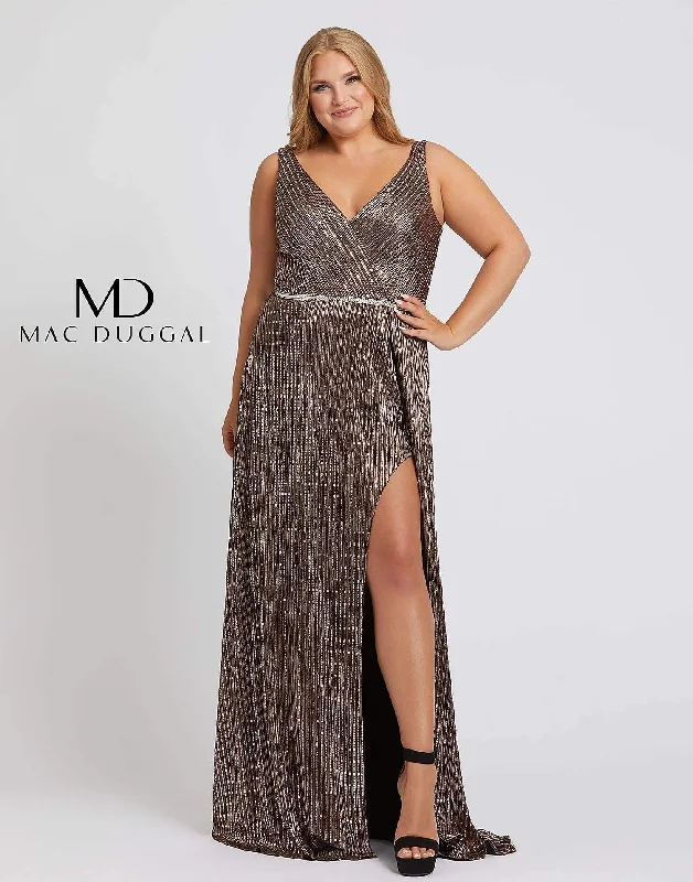 Mac Duggal 48988 Fabulouss Long Plus Size Prom Dress