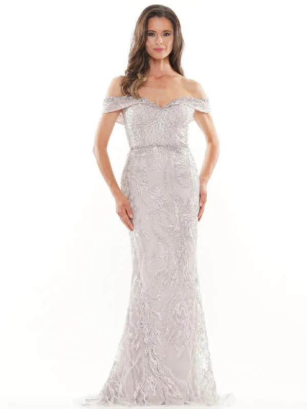 Rina di Montella Long Formal Off Shoulder Gown 2713