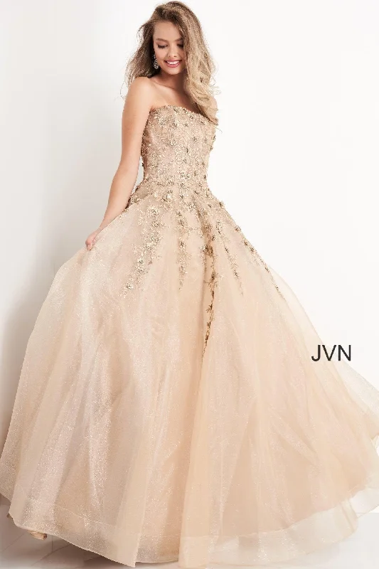 Jovani 05451 Long Strapless Prom Ballgown