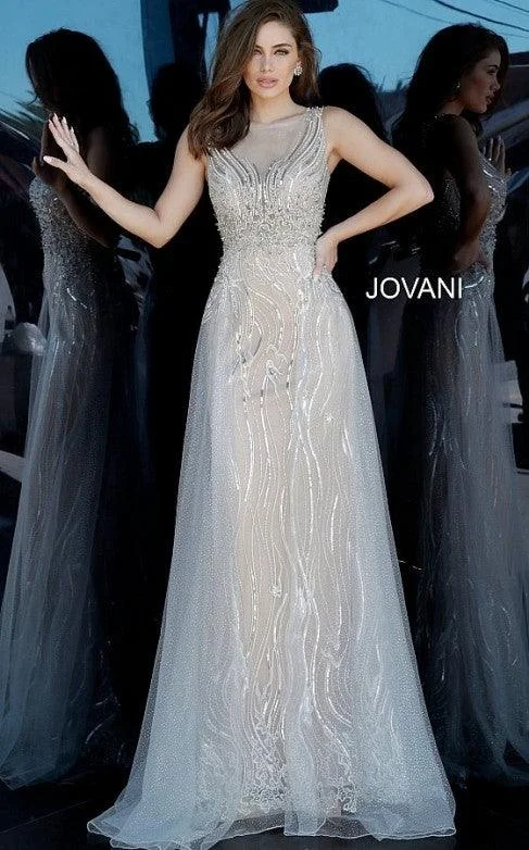 Jovani 2352 Long Formal Sleeveless Prom Dress