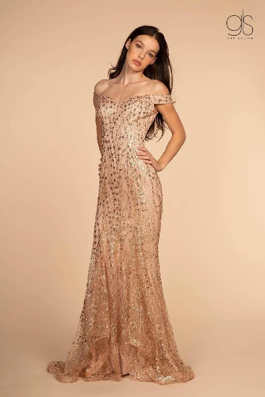 Long Prom Sequin Prom Evening Formal Dress