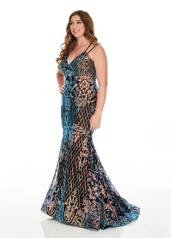 Rachel Allan Sexy Formal Prom Long Dress Plus Size