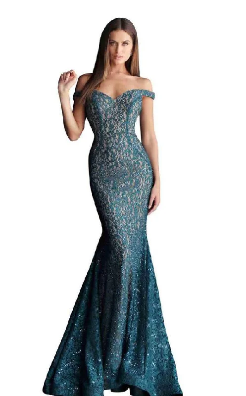 Jovani 64521 Long Off Shoulder Formal Dress