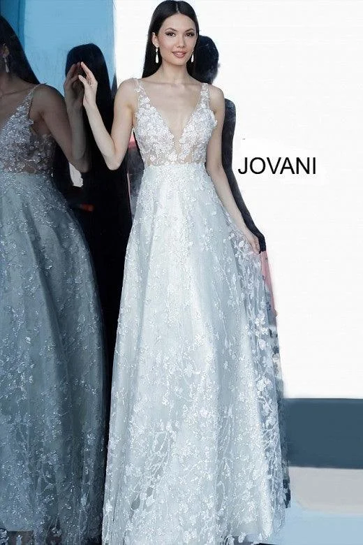 Jovani 03462 Prom Long Sleeveless Formal Dress