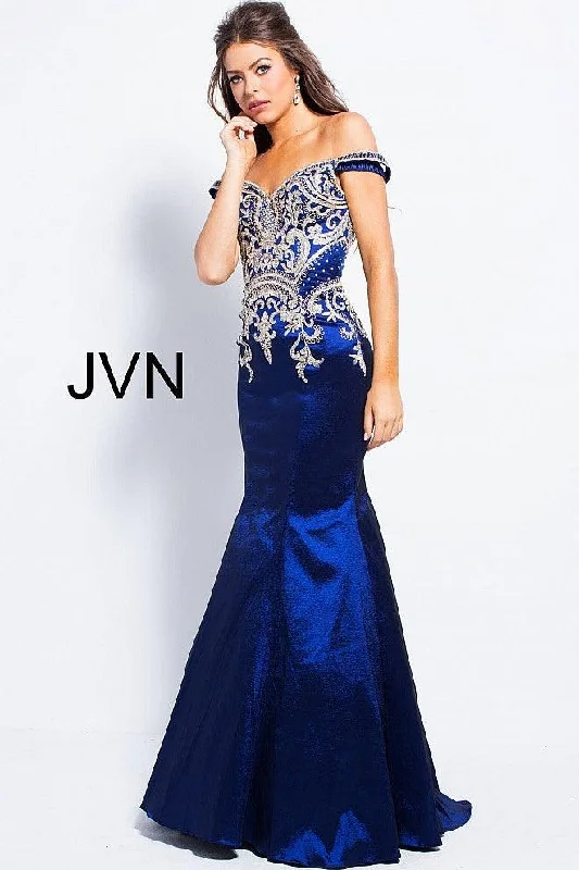 Jovani 61193 Long Off the Shoulder Prom Dress