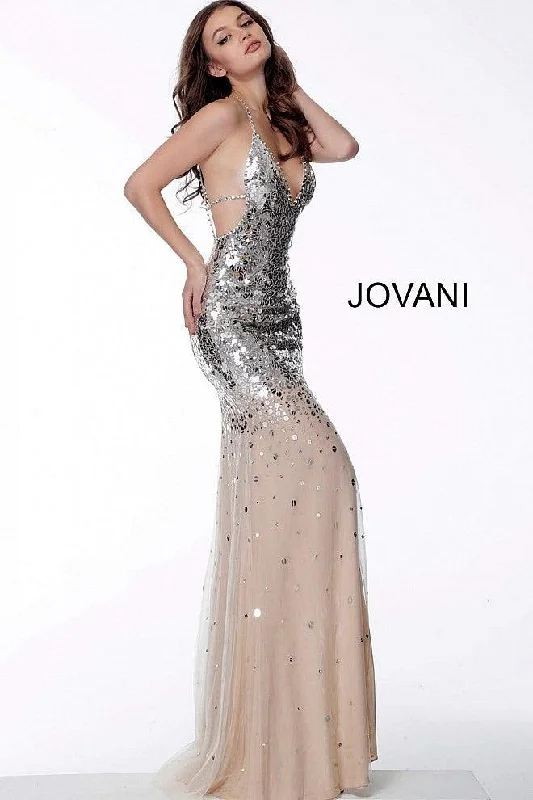 Jovani 65306 Strappy Back Long Prom Dress