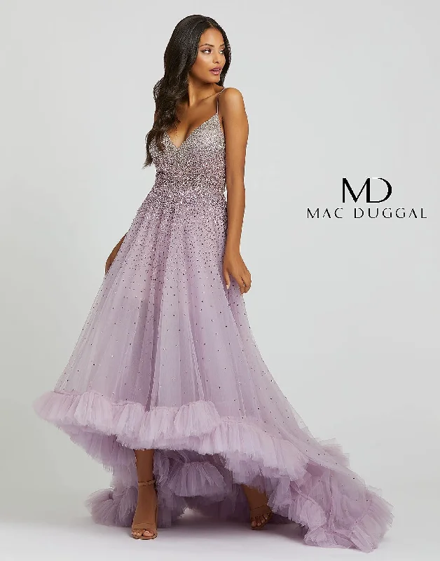 Mac Duggal Homecoming Prom High Low Evening Dress