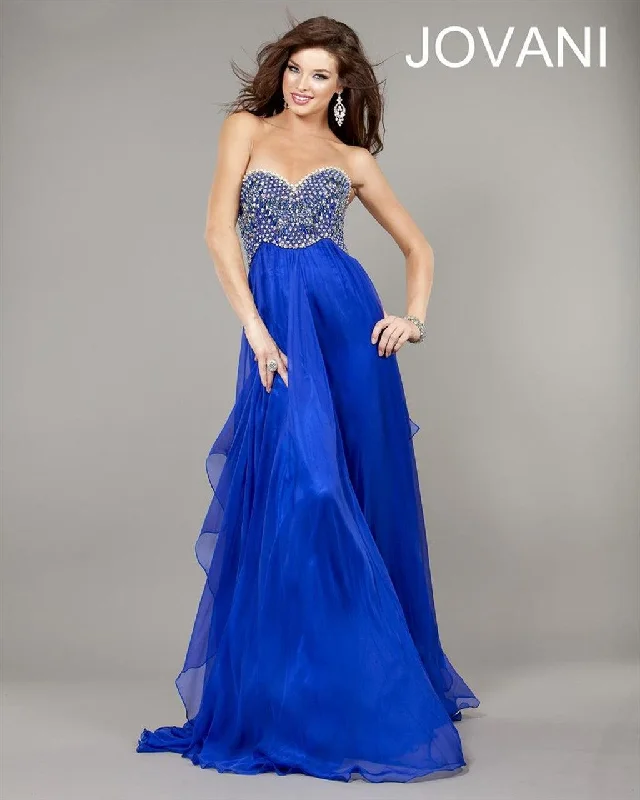 Jovani 2930 Strapless Long Sexy Prom Dress