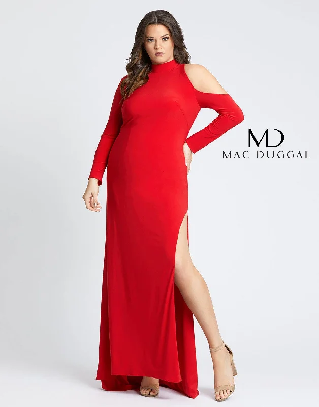 Mac Duggal 55288 Long Formal Plus Size Fitted Dress Sale