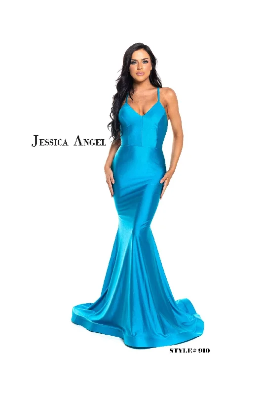 Jessica Angel Long Formal Fitted Dress 910