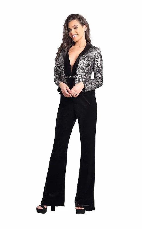 Rachel Allan Sleeveless Formal Jacket Jumpsuit 8353