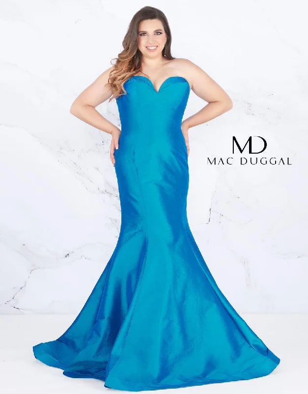 Mac Duggal Long Plus Size Prom Dress