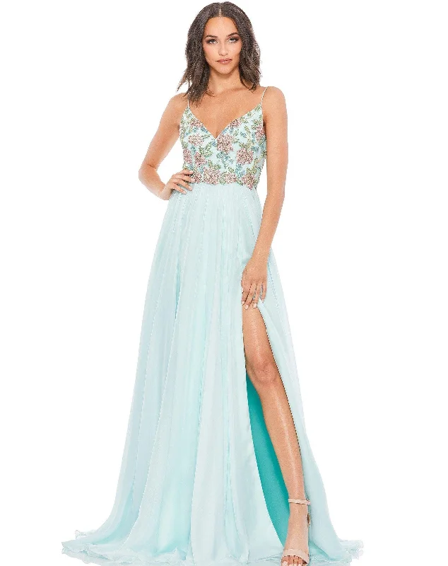 Mac Duggal 67790 Prom Spaghetti Strap Long Dress