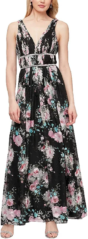 Alex Evenings AE8175872 Long Sleeveless Maxi Dress