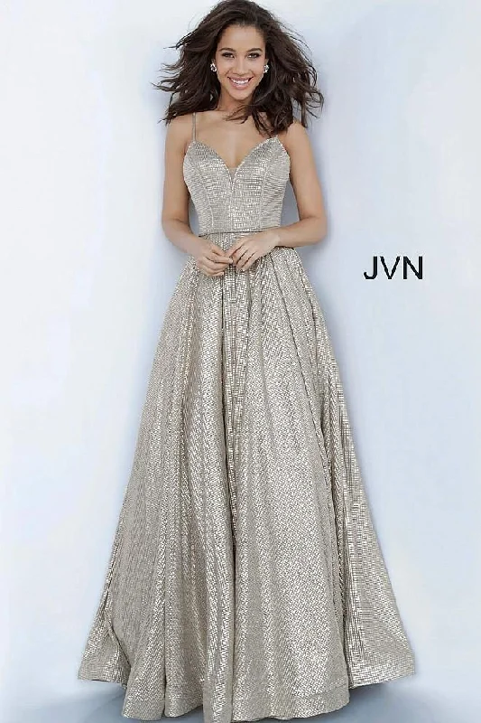 Jovani 02317 Prom Spaghetti Strap Ball Gown