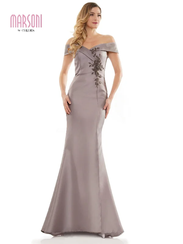 Marsoni Long Off Shoulder Formal Mermaid Dress 1140