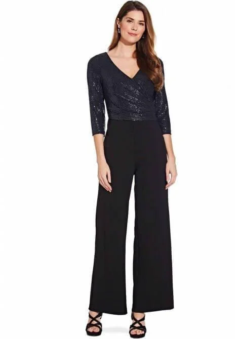 Adrianna Papell AP1E206289 Long Formal Sequins Pant Suit