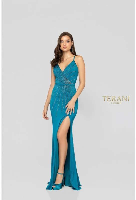 Terani Couture 1912P8228 Long Sexy Prom Dress