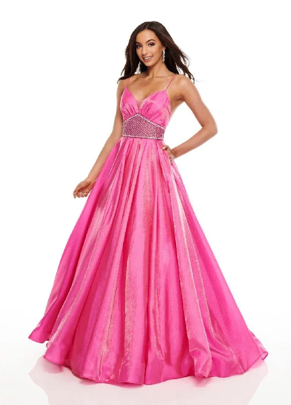 Rachel Allan Sparkling Long Prom Dress Ball Gown