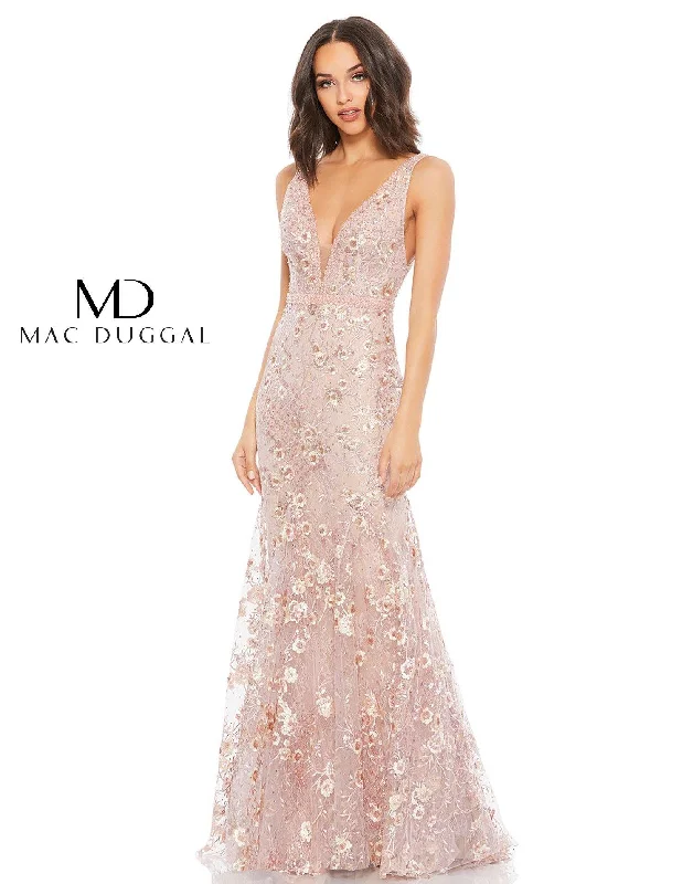 Mac Duggal 67481 Prom Long Sleeveless Formal Dress