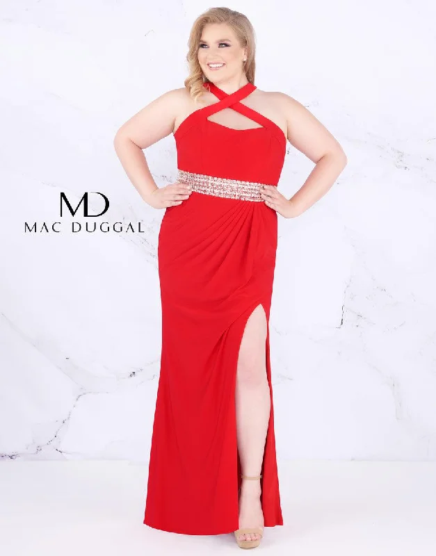 Mac Duggal Prom Long Plus Size Dress