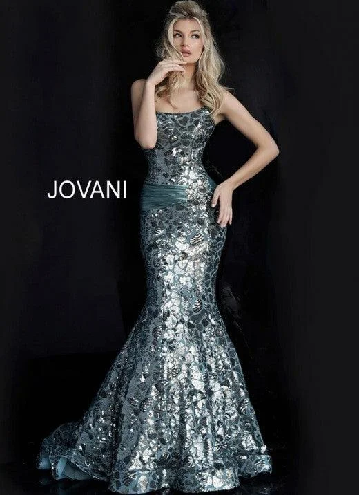 Jovani 61228 Long Strapless Mermaid Prom Dress