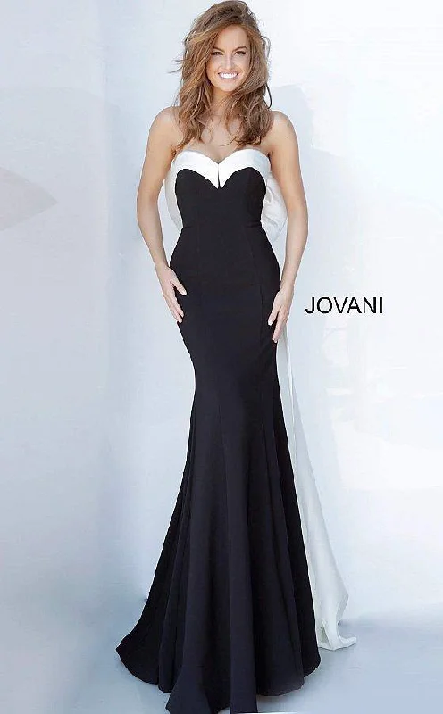 Jovani 12020 Long Strapless Prom Dress