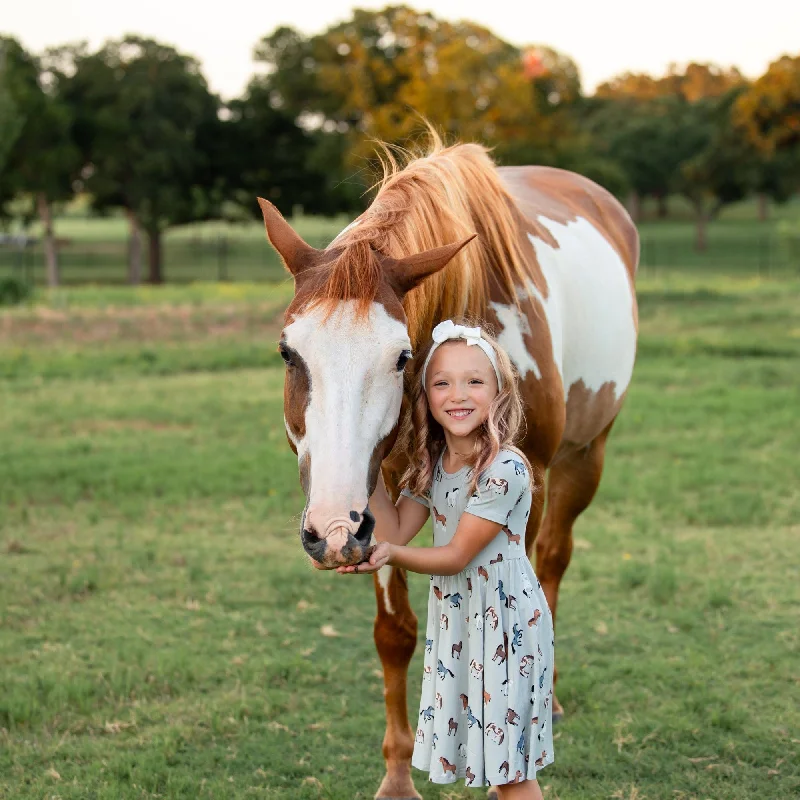 Twirl Dress in Horse