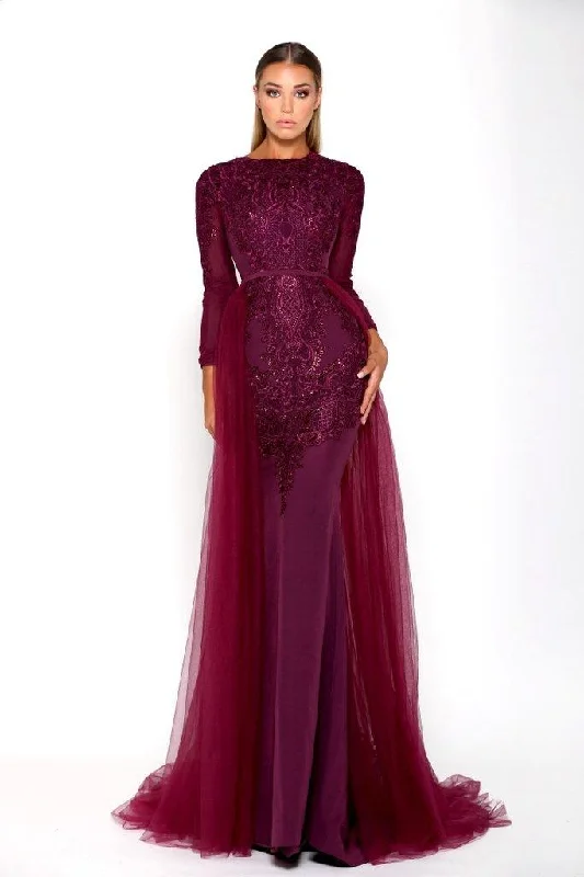 Portia And Scarlett Laurent Long Sleeve Formal Dress