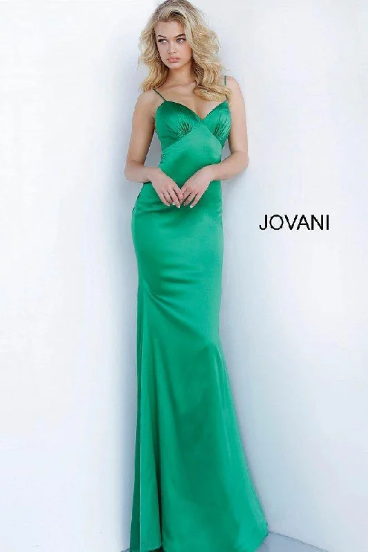 Jovani 67862 Long Satin Prom Dress