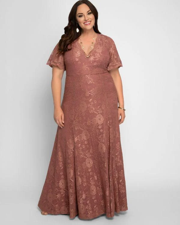 Kiyonna Formal Long A-Line Dress