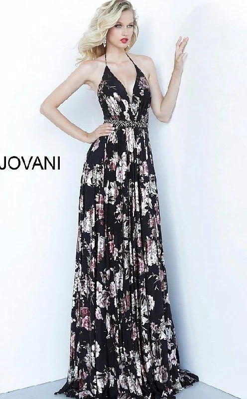 Jovani 67406 Long Formal Floral Dress