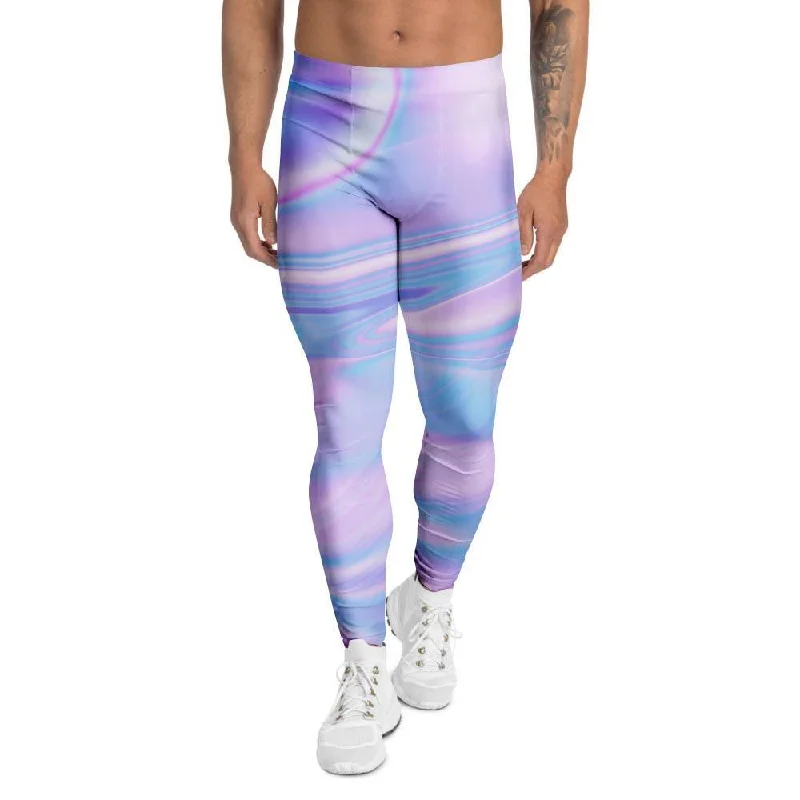 Abstract Holographic Men's Leggings