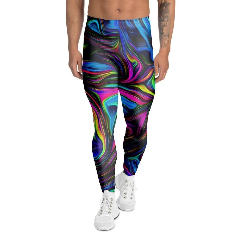 Abstract Psychedelic Men's Leggings