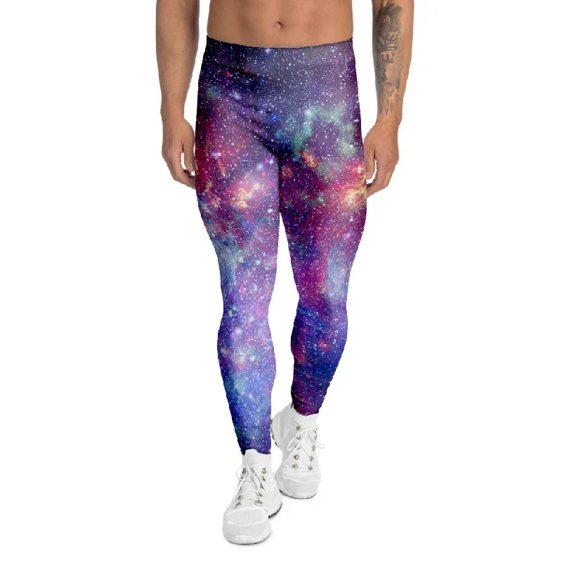 Abstract Starfield Galaxy Space Men's Leggings