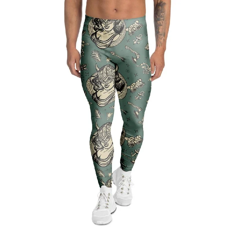 Barbarian Warrior Viking Norse Men's Leggings