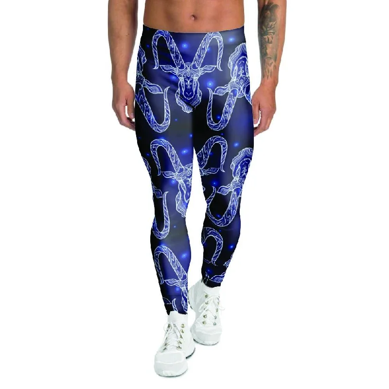 Capricorn Gothic Witch Men's Leggings