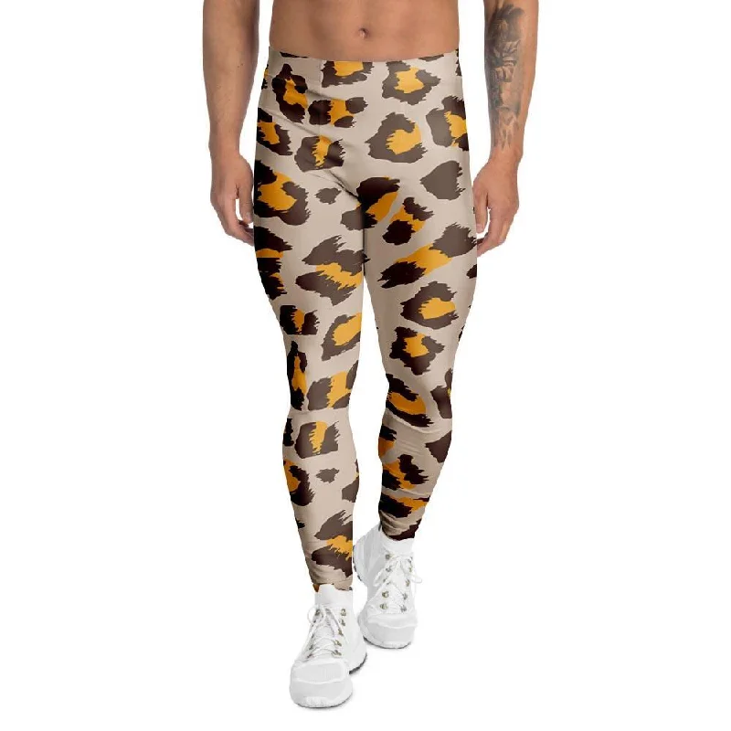 Cheetah Print Men's Leggings