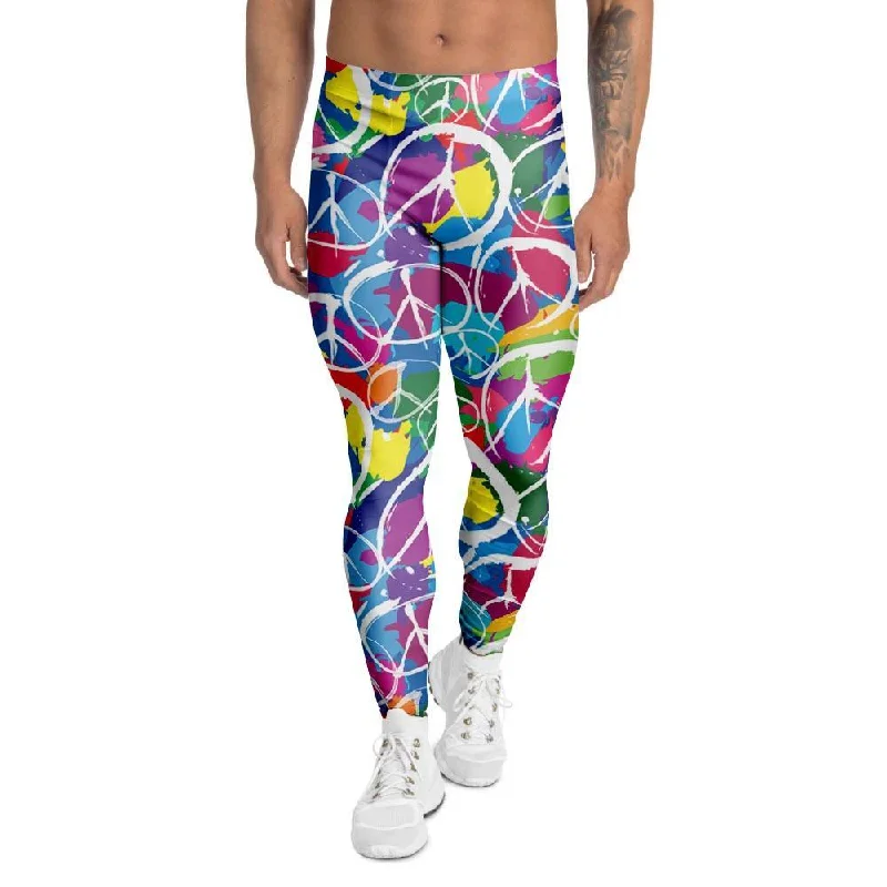 Colorful Hippie Men's Leggings