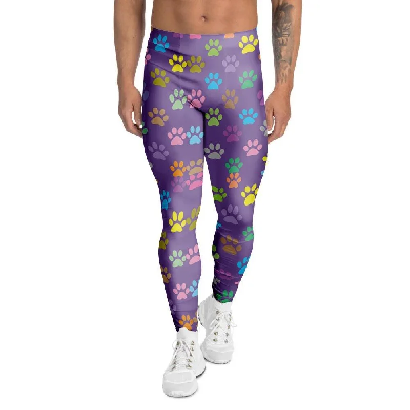 Colorful Paw Men's Leggings