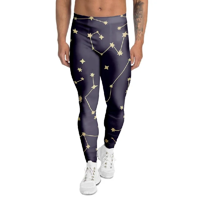 Constellation Galaxy Space Men's Leggings