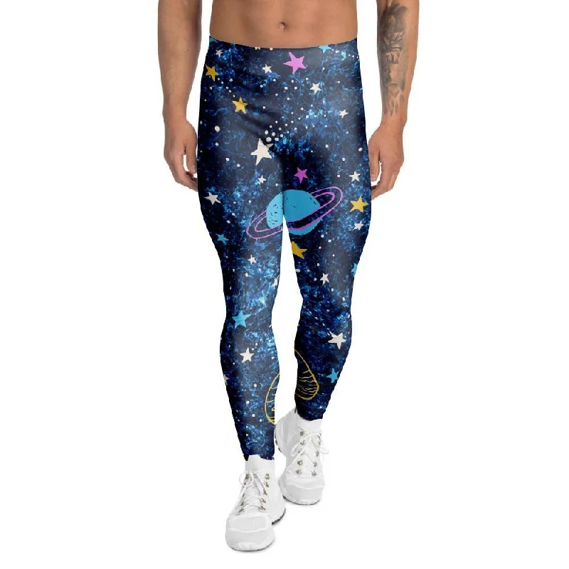 Constellation Star Galaxy Space Men's Leggings