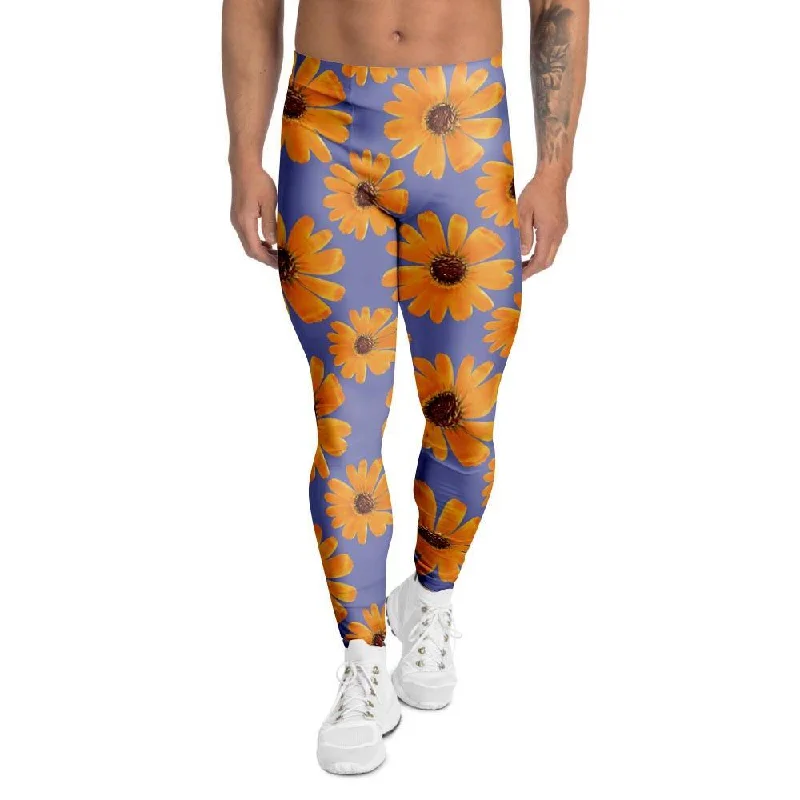 Cute Sunflower Men's Leggings