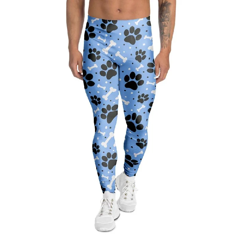 Dog Bone Paw Men's Leggings