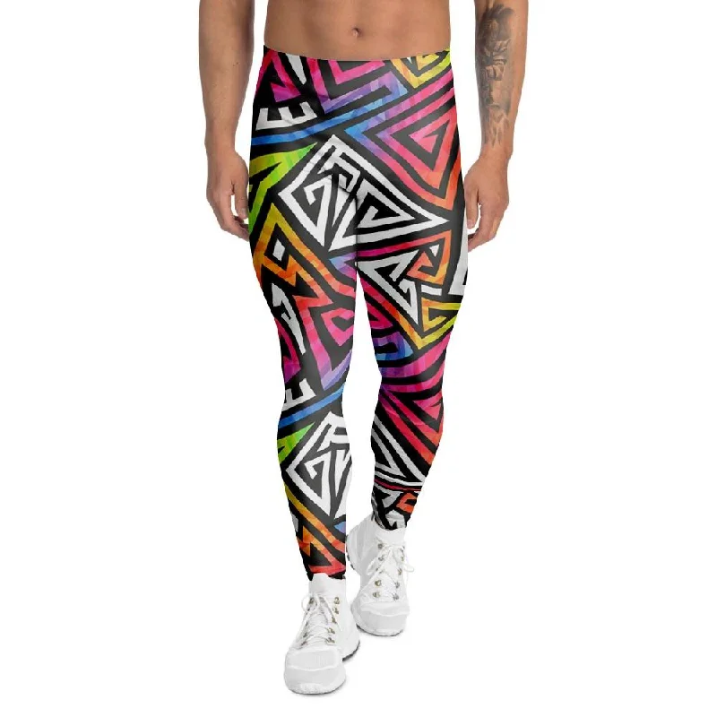 Geometric Men's Leggings