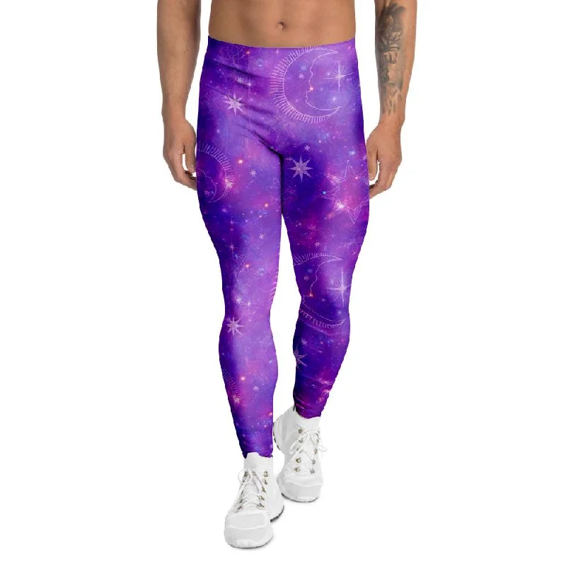 Luna Galaxy Space Men's Leggings