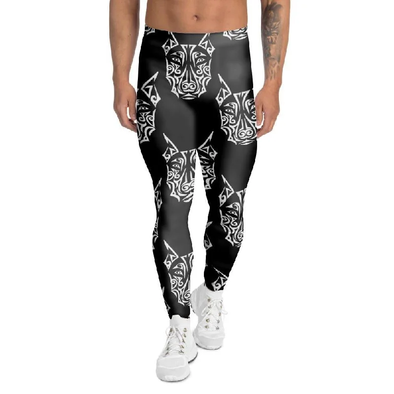 Maori Aztec Pitbull Men's Leggings