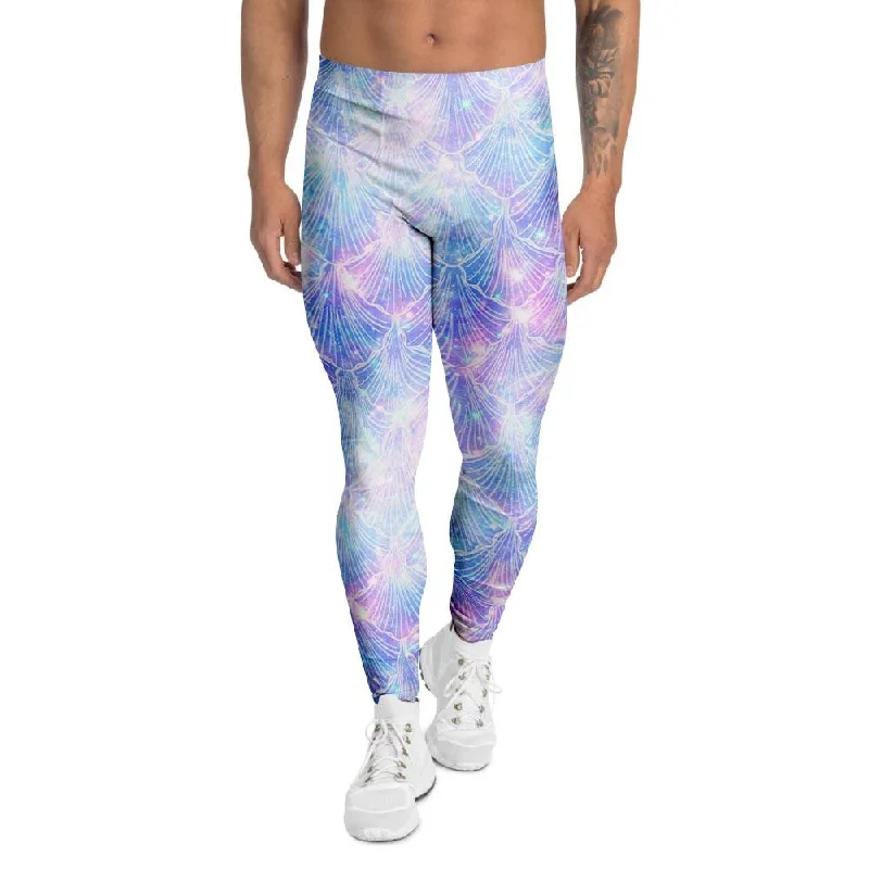 Mermaid Galaxy Space Men's Leggings