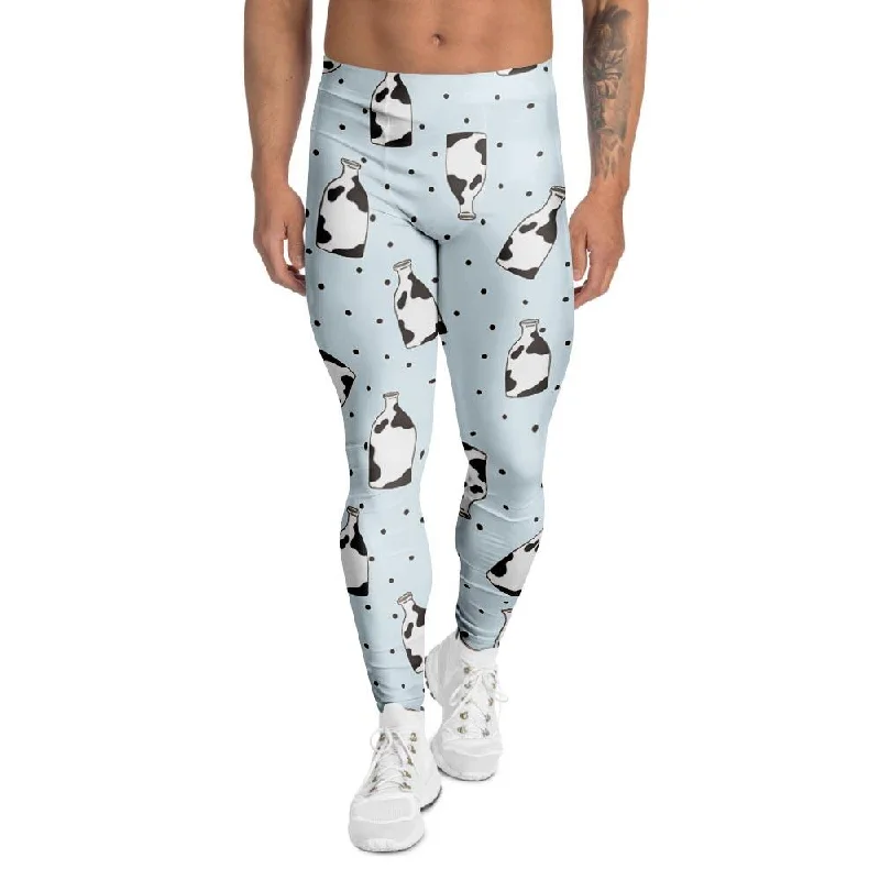 Milk Print Men's Leggings