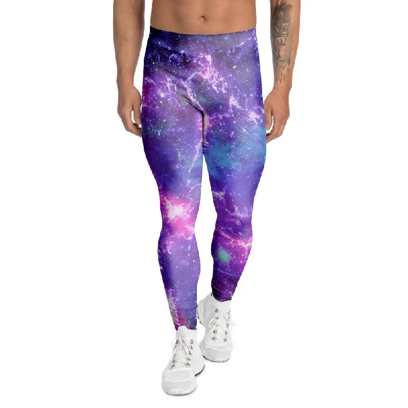 Nebula Galaxy Space Men's Leggings